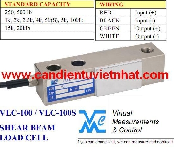 dụng trong môi trường công nghiệp.
Loadcell VMC VLC-A100 dạng loadcell thanh được thiết kế để đáp ứng những yêu cầu có độ chính xác nghiêm ngặt nhất
Thiết kế phù hợp với nhiều công trình, dự án và các loại cân thông dụng 