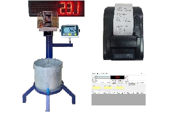 cân khô, Thùng chứa nước có van xả bằng kẽm, 2 giỏ chứa mì khô và nước bằng Inox, khung đở bằng thép có chân tăng giảm, Phần mềm, máy in.
Chức năng: xác định hàm lượng bột mì theo tiêu chuẩn do bộ khoa học và công nghệ quy định số 228/1999/QĐ-BKHCN&MT
 
Hình thức cân:
Chia thành 2 lần: Cân khô và cân nước
Khối lượng: 5kg trên khô
Côn