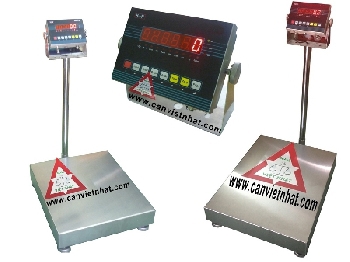 ̉ di chuyển mọi địa hình, thiết kế vững chắc bằng Inox
-       Lý tưởng trong môi trường công nghiệp như: Sản xuất, chế tạo, thủy sản
-       Chính xác cao (độ phân giải bên trong: 1/30,000) .
-       Màn hình hiển thị LED nền sáng đỏ dễ đọc.
-       Toàn thân được phủ Inox kín toàn bộ giúp chống nước, hóa chất...
-       Chức năng tự ki
