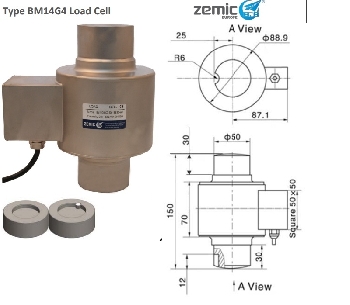 nhiệt độ tối đa -35 đến +65 °C
Dạng loadcell: trụ nén
Quá tải an toàn: 150%
Quá tải tối đa: 300%
Điện trở: 2mv/v
Trở kháng đầu vào: 700 ±7Ω
Trở kháng đầu ra: 700 ±7Ω
Sử dụng thích hợp cho: cân xe tải, cân silo bồn, trạm trộn, cân tàu biển, cân xe lửa.
Được làm bằng hợp kim thép IP 68 không gỉ và niêm phong kín hoàn toàn, phù hợp để sử d