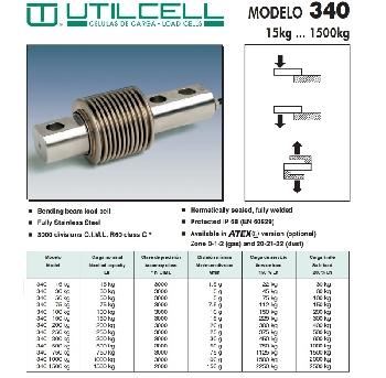 ất
Tiêu chuẩn chống nổ Atex: Chống nổ Atex cho các Zone 0-1-2 (gas) and 20-21-22 (dust) ( đây là option đặt hàng riêng cho tiêu chuẩn chống nổ)
Tiêu chuẩn: 3000 divisiones O.I.M.L. R60 clase C
Vật liệu: sản xuất hoàn toàn bằng thép không gỉ, hàn kín, IP 68 (EN 60529)
Dạng loadcell: nén, kéo
Quá tải an toàn: 150%
Quá tải tối đa: 200%
Nhiệt độ sử dụng: -10...+40 °C
Nh