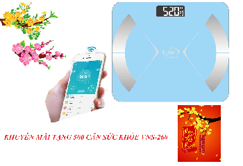 c khỏe đo chỉ số cơ thể VNS 260
Đối tượng khách hàng: Chỉ áp dụng cho khách mua lẻ, không áp dụng cho đại lý hoặc công ty thương mại
Thời gian áp dụng 11/02/2019 - 30/02/2019
Không có giá trị quy đổi bằng tiền
 
Mọi thông tin chi tiết thêm xin liên hệ 090.180.55.66
