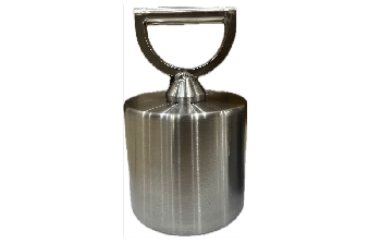 Quả cân chuẩn Inox dạng trụ ống có tay cầm ngang dạng dương ( cao lên trên)
-Đạt cấp chính xác tùy chọn: M2, M1, F2, F1
-Mức cân: 100g cho đến 1000kg
-Thiết kế dạng trụ đứng, có tay cầm ngang cáo lên trên dùng để xách hoặc móc
-Có thể đặt hàng hộp chứa quả bằng nhôm hoặc nhựa kèm theo ( mua rời)
-Quả chuẩn được làm bằng vật liệu Inox 304